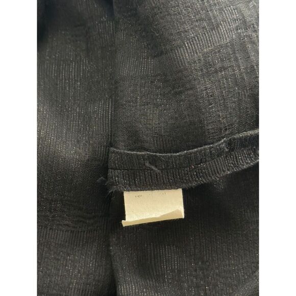 Caroline Rose Black Jacket Artsy Party Statement Size M Abstract Chunky Buttons - Picture 9 of 10